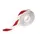 Durable Signaal Sticker Vloermarkering Rood/wit 50mmx30m