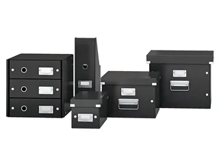 Opbergbox Leitz Click & Store 369x200x482mm Zwart 85% gerecycled karto - 4