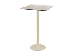 statafel,HxBxD 1090x700x700mm,rechthoekig,schotelvoet zandkleuren