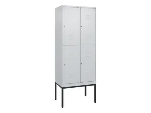 dubbeldekse locker,HxBxD 2120x800x500mm,2x2vak.,vak B 400mm