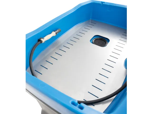 geperforeerd inzetelement,v. reinigingstafel,BxD 908x551mm,RVS