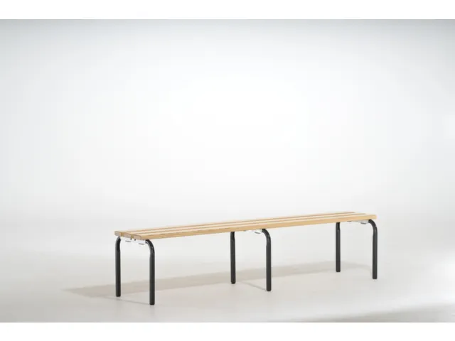 zitbank,HxLxD 450x1500x450mm,hout,frame staal RAL7035