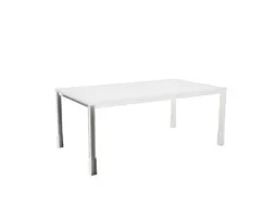 In hoogte verstelbaar bureau,HxBxD 720-840x1800x1000mm,Bl-wit