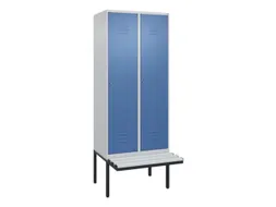 locker voor scheiding van kleding,HxBxD 2120x800x815mm,2vak