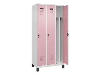 locker voor scheiding van kleding,HxBxD 1950x900x500mm,3vak - 1