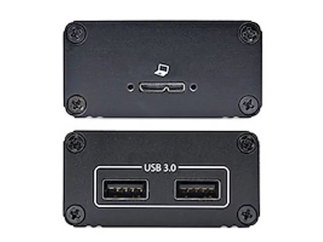 2-Poorts USB 3.0 Extender over OM3 Multimode Glasvezel