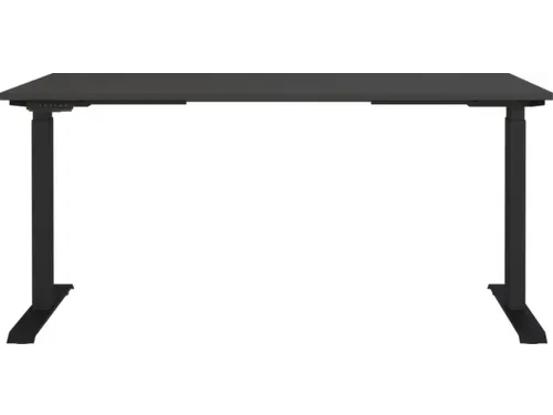 Elektrisch ihv bureau,HxBxD 720-1200x1600x800mm,blad grafiet