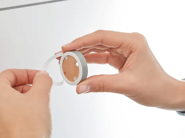 Handdoekhouder Tesa Moon 40303 RVS look zelfklevend met 2 armen