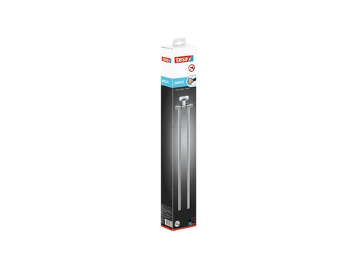 Handdoekhouder Tesa Smooz 40317 Chroom zelfklevend met 2 armen