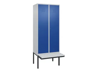 locker voor scheiding van kleding,HxBxD 2120x800x815mm,2vak - 1
