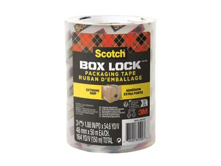 Verpakkingstape Scotch Box Lock 3950-EF 48mmx50m 3 stuks - 2