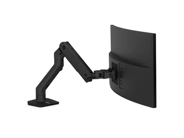 HX Bureau Monitorarm Mat Zwart