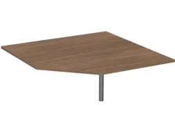 koppelelement voor bureau,90 °,BxD 1225x1225mm,v. C-voet