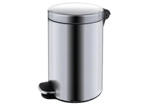 RVS pedaalemmer,3l,HxØ 260x170mm,binnenbak kunststof,romp mat