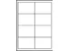Etiquette Avery 3660 97x67,7mm blanc 800 pièces