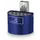 Asbak 2 liter HxØ 135x200mm Wandmontage Halfrond Blauw