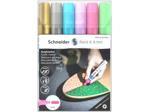 Acrylmarker Schneider Paint-It 320 4mm etui 6st.