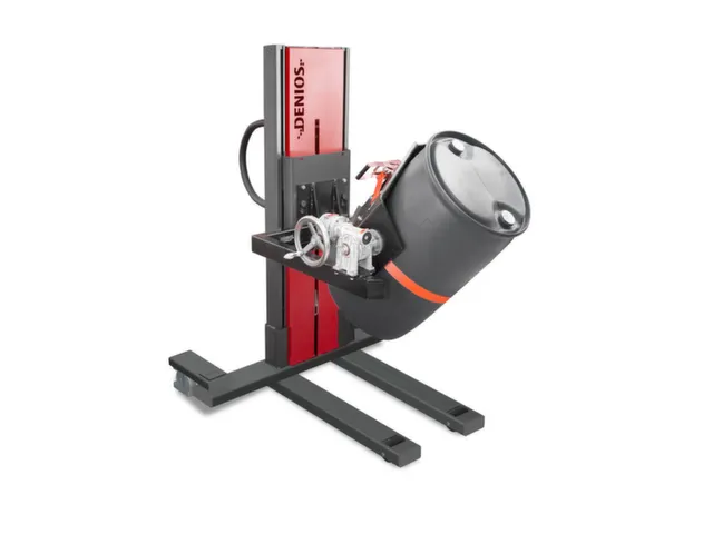 Verrijdbare Vatenheffer,Draagverm. 300Kg,Grijpsysteem M. Prismabekken