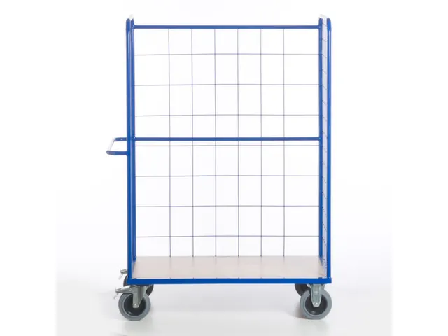 etagewagen,draagverm. 600kg,laadvl. LxB 1200x800mm,houtetage,RAL5010