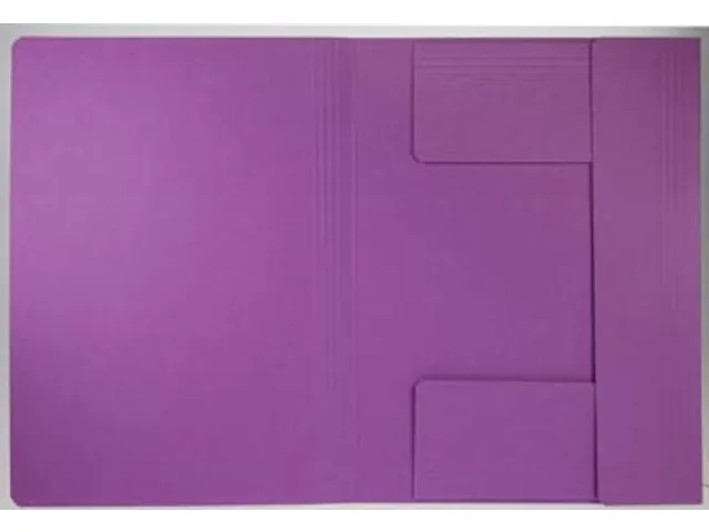 Dossiermap 3 Kleppen Lila A4 250 Gram
