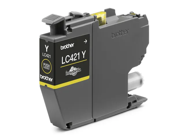Inktcartridge Brother LC-421Y geel