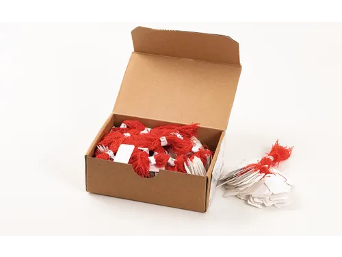 HERMA 6915 Hanglabel 25x38mm Wit karton met Rood draad 1000 stuks