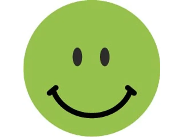 Avery rating dots diameter 19 mm 250 stuks smiley groen