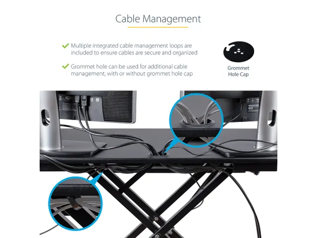 Zit Sta Hoekbureau met Toetsenbordlade