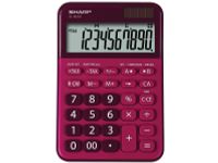 Calculator Sharp-ELM335BRD rood desktop