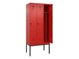 locker voor scheiding van kleding,HxBxD 2120x900x500mm,3vak