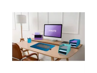 Onderlegger vilt Tek sto 50x65 turquoise - 6
