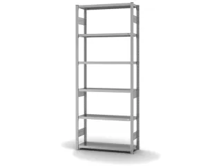 systeemstelling,aanbouwveld,HxBxD 2500x1010x335mm,vakl. 300kg - 2
