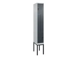 Z-garderobekast,HxBxD 2120x300x500mm,vak B 150/300mm,draaigrendel