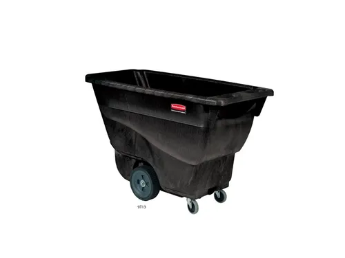 Kantelwagen 400 Liter Zwart 204Kg