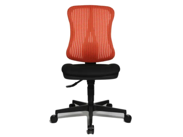 Topstar Bureaustoel HEAD POINT SY Netbekleding In Koraalrood