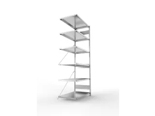 systeemstelling,aanbouwveld,CLIP,HxBxD 2500x1006x636mm,vakl. 150kg - 5