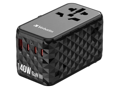 Verbatim 32125 GaN III universele travel adapter UTA-10