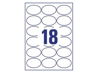 Etiket Avery L7101REV-20 63.5x42.3mm afneembaar mat wit 360stuks - 4