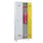 lockerkast v. kinderen,HxBxD 1600x630x500mm,2vak,RAL7035,front RAL5010
