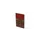 baliepaneel v. bureau aanbouw rechts NP-tiepolo nut BN4011-rood 800mm