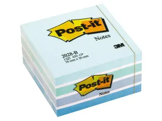 Memoblok 3M Post-it 2028 76x76mm kubus pastel blauw - 2