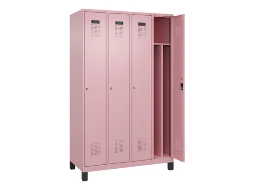 locker voor scheiding van kleding,HxBxD 1950x1200x500mm,4vak