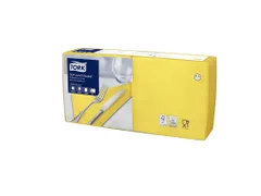 Tork 477862 Soft Lunchservet Advanced Geel 33x33cm