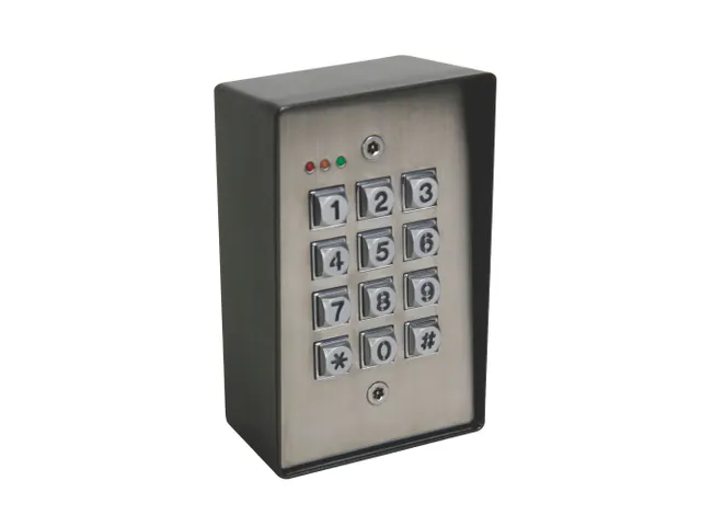 Codeklavier - 2 Relaisuitgangen - Vandaalbestendig