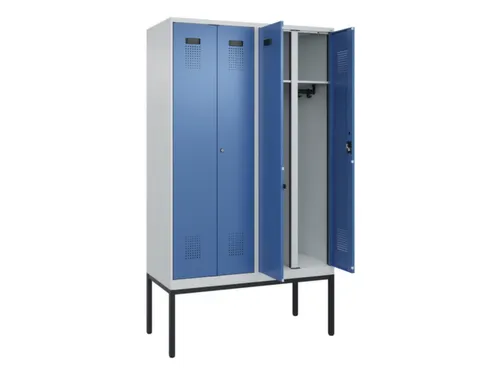 locker voor scheiding van kleding,HxBxD 2120x1200x500mm,4vak