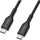 OtterBox Standaard Datatransferkabel USB-C naar USB-C 1m zwart