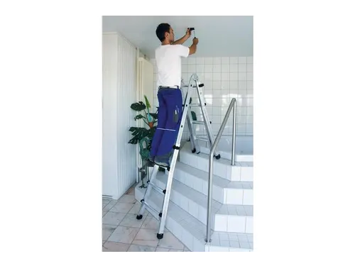 multifunctionele telescoopladder,4x3,sporten,balk L 1,95-3,1m