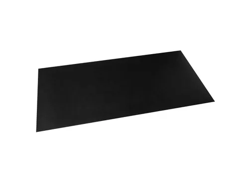 Onderlegger PU 35x60cm zwart/rood