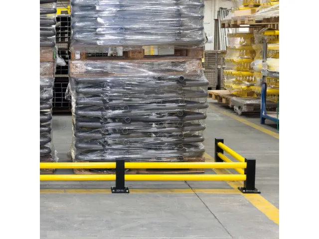 vloerbarrière,paal,v. binnen,HxBxD 250x70x70mm,staal,zwart