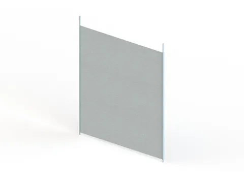 scheidingsplaat,v. inhaakstelling,HxD 500x400mm,doorgaand,staal